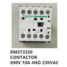 Contactor,690V 10A 4NO 230VAC,KONE,KM273520 