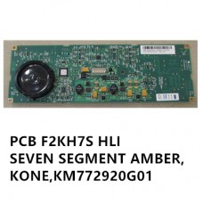 PCB F2KH7S HLI SEVEN SEGMENT AMBER,KONE,KM772920G01 