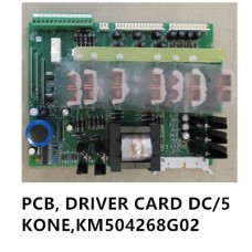 PCB, DRIVER CARD DC/5,KONE,KM504268G02 