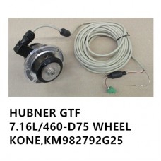 TACHOMETER,HUBNER GTF 7.16L/460-D75 WHEEL,KONE,KM982792G25 