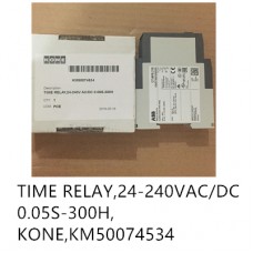 TIME RELAY,24-240V AC/DC 0.05S-300H,KONE,KM50074534