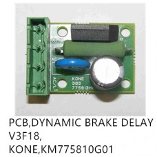 PCB,DYNAMIC BRAKE DELAY V3F18,KONE,KM775810G01