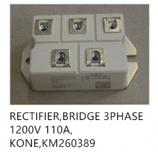 RECTIFIER, BRIDGE 3PHASE 1200V 110A,KONE,KM260389