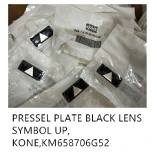 PRESSEL PLATE BLACK LENS SYMBOL UP,KONE,KM658706G52