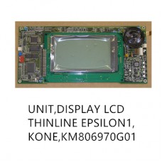 UNIT,DISPLAY LCD THINLINE EPSILON1,KONE,KM806970G01