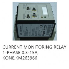 CURRENT MONITORING RELAY 1-PHASE 0.3-15A,KONE,KM263966