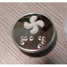 PRESSEL,BRAILLE ROUND TACTILE SYM FAN KONE,KM870827G086