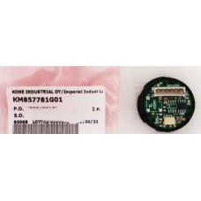 LANDING BUTTON BASE,MAIN AMBER,KONE,KM857781G01