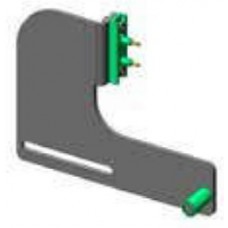 Jumper support plate for execution with car door locking device left hand 2-4Z,Sematic,B158ACVX02
