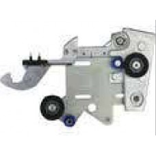 Single landing door lock assembly 2000US with car door locking device with eccentric roller S2-4-6Z left hand,Sematic,B153ABIX13